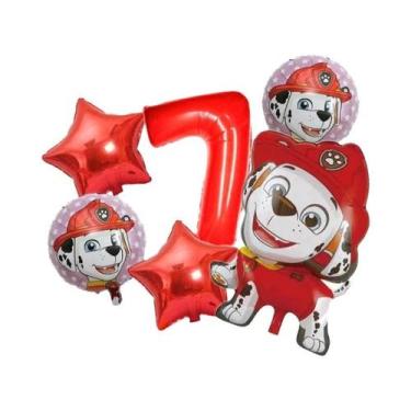 Imagem de Balões De Folha Com Tema Paw Patrol, 6 Peças, Decoração Para Festa De 