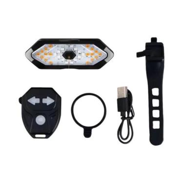 Imagem de Lanterna Traseira Recarregável À Prova d'Água Para Ciclismo Com Contro