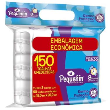 Imagem de Toalhas Umedecidas Pequeñin Dermoproteção 150 Unidades
