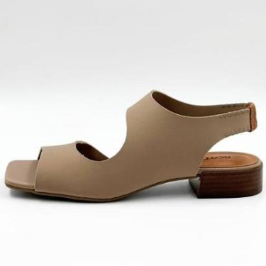 Imagem de Sandália Bottero Casual em Malha Elástica Salto Baixo Feminino-Feminino