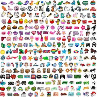 Imagem de Charms De PVC Unissex Para Calçados, 10-200 Peças, Decorações DIY Para