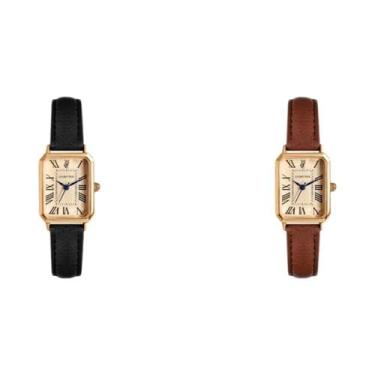 Imagem de Relógio De Pulso Feminino Com Mostrador Digital Retrô, Pulseira De Cou