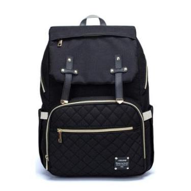 Imagem de Mochila Lequeen Dandy Bolsa Maternidade Trocador Carrinho-Unissex