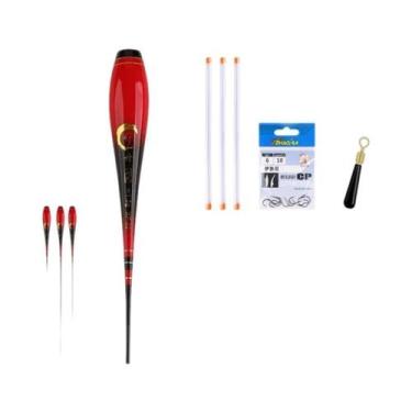 Imagem de Boia Luminosa Nano Para Pesca (3 Peças) Com Tubos, Sem Cauda, Para Rio