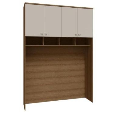 Imagem de Guarda Roupa Modulado Ponte 173cm 04 Portas 245cm Alt Setiba - Móveis 