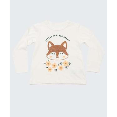 Imagem de Blusa Infantil Raposa Marisa Tam 1 a 3 Off White-57070, Off white, 2