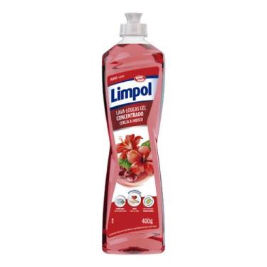 Imagem de Detergente Liquido Concentrado Cereja E Hibisco 400g Limpol