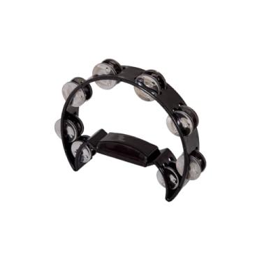 Imagem de Meia Lua Pandeirola Spanking Com 16 Platinelas Preto