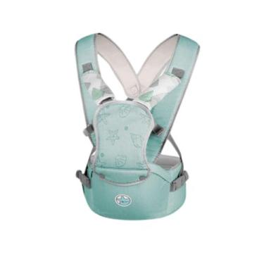 Imagem de Bolsa Canguru Porta Bebê Passeio Verde - HK Baby