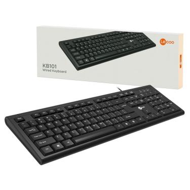 Imagem de Teclado Lecoo, Usb, Abnt2, Preto - Kb101