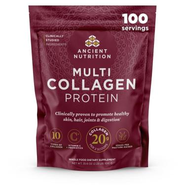 Imagem de Colágeno Em Pó Protein Ancient Nutrition 1 Kg Com Probióticos-Unissex
