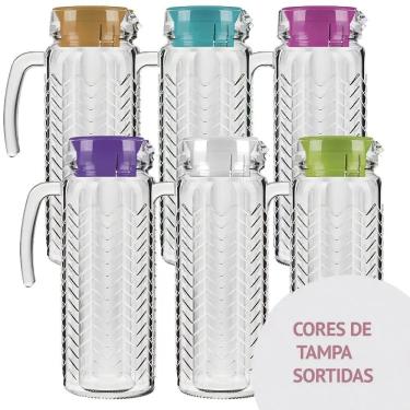 Imagem de Jarra 1,2L Zumba com Tampa Plástica Cores Diversas 01 Unidad