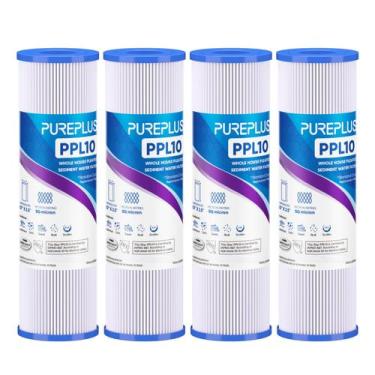 Imagem de Cartucho de Filtro de Agua PUREPLUS W50PE 50 Micrones 10x2.5 4 Paquete