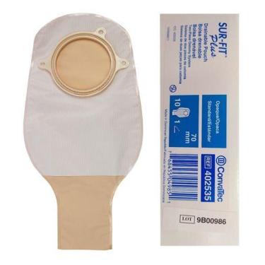 Imagem de Bolsa colostomia sur-fit plus opaca 70mm convatec - 10 unidades
