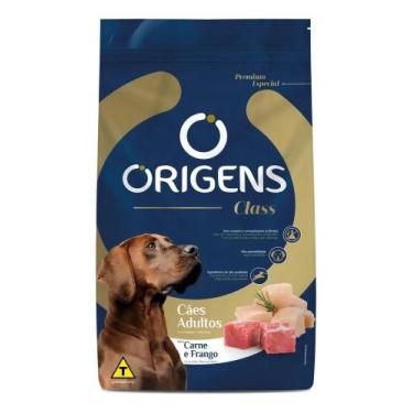 Imagem de Ração Cães Class Premium Especial Carne Frango 15kg Origens - Congratu