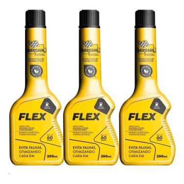 Imagem de Kit 3 Aditivo Gasolina Etanol Via Tanque Bardahl Flex 200ml - Congratu