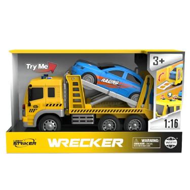 Imagem de Caminhão Guincho Com Fricção - Wrecker - Luz E Som - 26 Cm - Yestoys