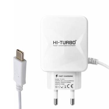 Imagem de Carregador Turbo Rápido 3.8A Cabo Tipo-C 2 USB HL-Turbo - HL Turbo