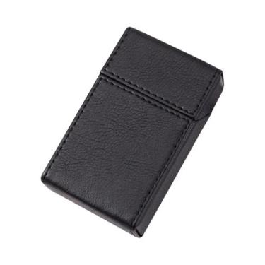 Imagem de Estojo De Couro PU Para 20 Cigarros, Caixa Protetora Para Armazenament