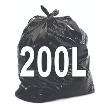 Imagem de Saco para Lixo 200 Litros Resistente para Coleta em Polietileno de Baixa Densidade Uso...