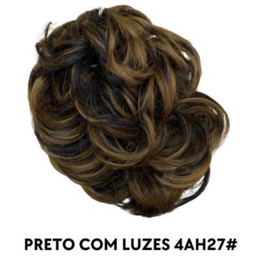 Imagem de Aplique de Coque Grego Xuxinha Poupa Rabo Volume Orgânico - LIONSWIG, 