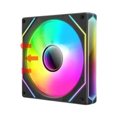 Imagem de Ventilador De Efeito De Luz De Ciclo ARGB De 120mm 800-2000RPM TEUCER 
