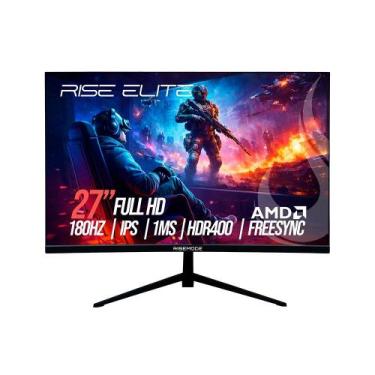 Imagem de Monitor Gamer Rise Mode Prime 27", FHD, 180Hz, 1ms, IPS, FreeSync, HDR