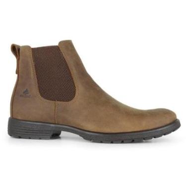 Imagem de Bota Botina Coturno Macboot Canaã Couro Legítimo Macio Leve-Unissex