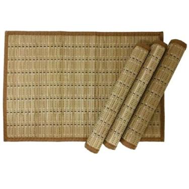 Imagem de Jogo americano bamboo acre 4pcs - Niazitex, Bege