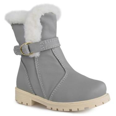 Imagem de Bota Infantil Vancouver Kids Forrada em lã Ref.:2009 - Fiero, Cinza, 2
