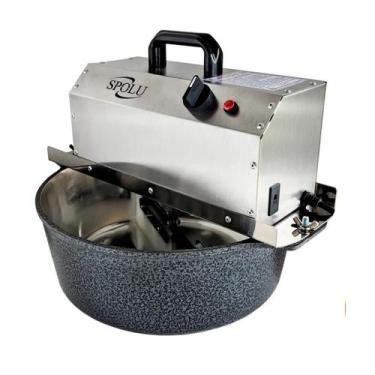 Imagem de Panela Mexedora Doces Elétrica Brigadeirinha 5L Inox Spolu