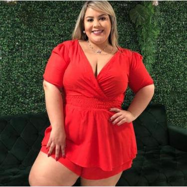 Imagem de Macaquinho  Plus Size - Maria ceci