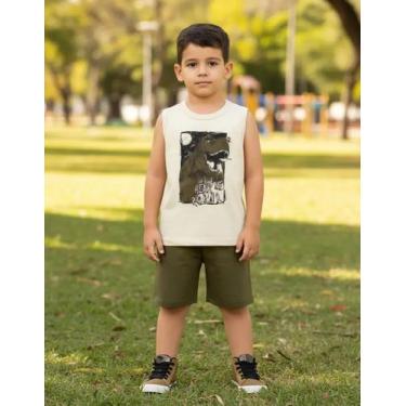 Imagem de Conjunto Short E Regata Juvenil De Calor Menino Malwee Kids Cor:Modelo