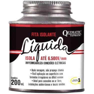 Imagem de Fita Isolante Líquida Branca 200ml - BK1 - TAPMATIC