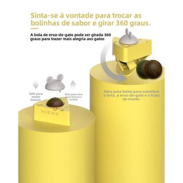 Imagem de Brinquedo para Gatos Queijo com Catnip Erva de Gato Interativo Resiste