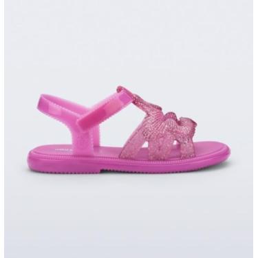 Imagem de Mini Melissa Sandália Luminous, Rosa glitter, 33