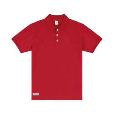 Imagem de Polo Infantil Masculina Trick Nick Vermelho, 12, Vermelho