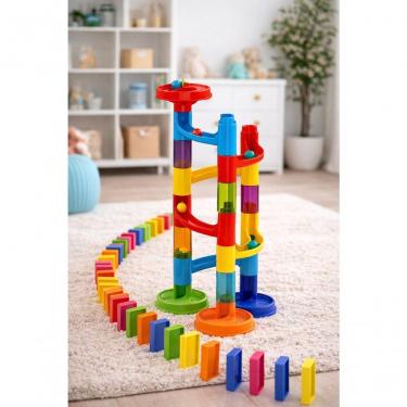 Imagem de Brinquedo Labirinto de Pista No.1212 de Montar Tornado Multicolorido com 40 Peças First Bikes