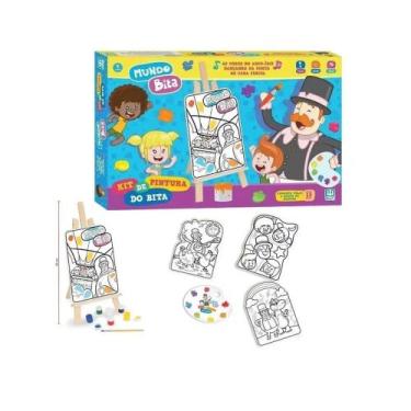 Imagem de Kit de Pintura Do Bita Nig Oficial Mundo Bita Com Telas e Tintas