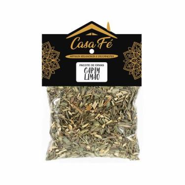 Imagem de Pacote de ervas capim limão 10g - casa fé