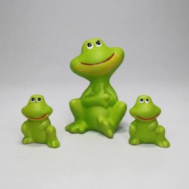 Imagem de Familia de MINIATURA de Sapo Lele de Porcelana - Decore Casa