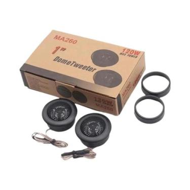 Imagem de 1 par de alto-falantes para carro 120w, sistema de carro, alto-falante