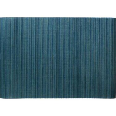Imagem de Lugar Americano Home&Co 44x30cm PVC Azul 4pçs Utensílio de Mesa para S