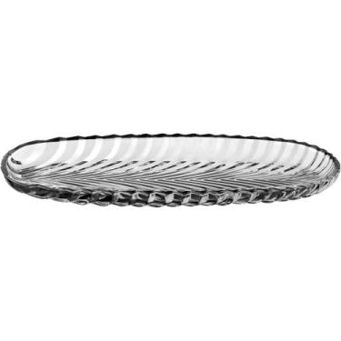 Imagem de Prato para Bolo Home&Co 39x14cm Eco Crystal Transparente Utensílio de 