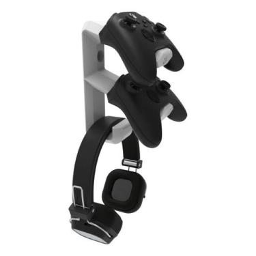 Imagem de Suporte De Parede Para Controles E Headset De Xbox Ps4 Ps3 - Myshoop3D