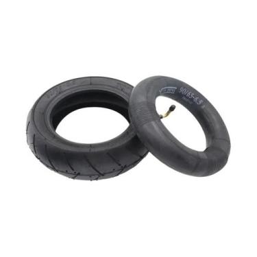 Imagem de Pneu Dianteiro E Traseiro a Vácuo Para Mini Moto De Bolso 90/65-65 Tub