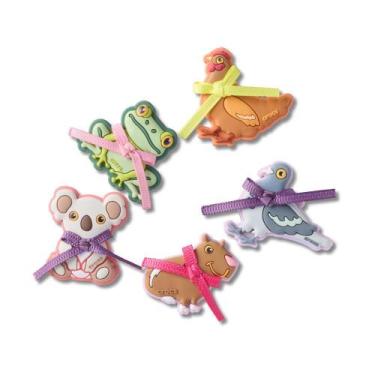 Imagem de Jibbitz Amigos dos Animais Coquette Pack Com 5 Peças Único - CROCS, Un