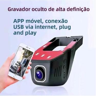 Imagem de Câmera Veicular USB 4K Com APP WIFI, Gravador De Vídeo Oculto, Visão N