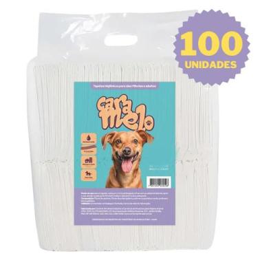Imagem de Tapete Higiênico Caramelo 60x55cm para Cães 100 Unidades