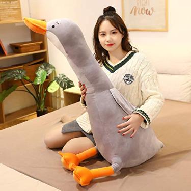 Imagem de suhang 1 Peça 70-160 Cm Adorável Ganso Pelúcia Travesseiro de Dormir Animal Macio Para